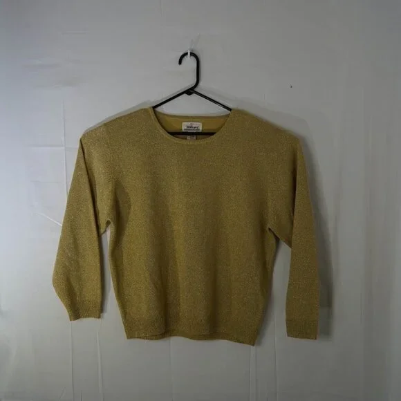 Vintage Worthington Sweater Womens 20W Plus Gold Pullover Casual EUC - Picture 1 of 7